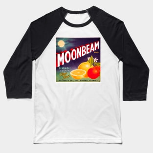 Moonbeam Brand Crate Label Baseball T-Shirt